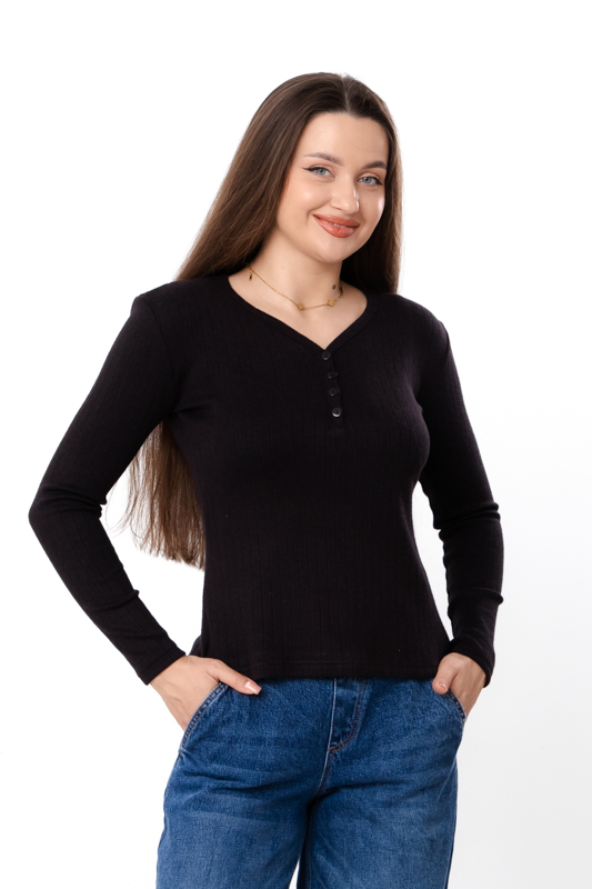 Лонгслів жіночий (з гудзиками)